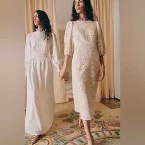 NWT SEZANE CALI DRESS Size 34 + GASTON SCARF SARA RED